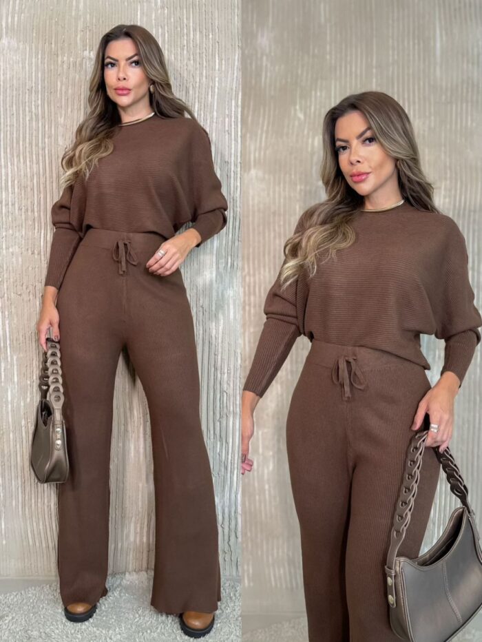 conjunto modal lúcia marrom 059