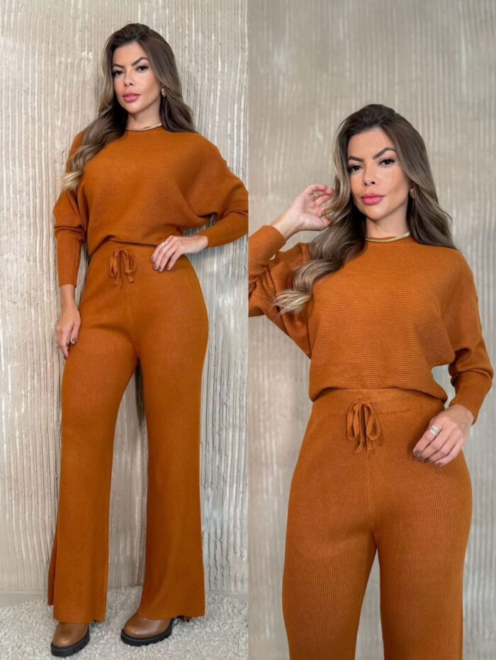 conjunto modal lúcia caramelo 060