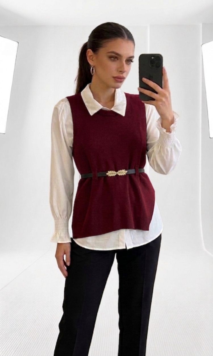 conjunto isabel bordo 034