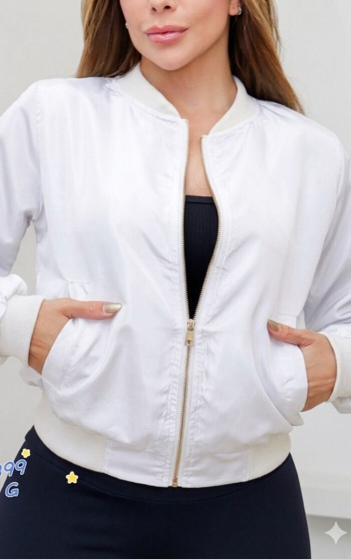 jaqueta corta vento branco 046