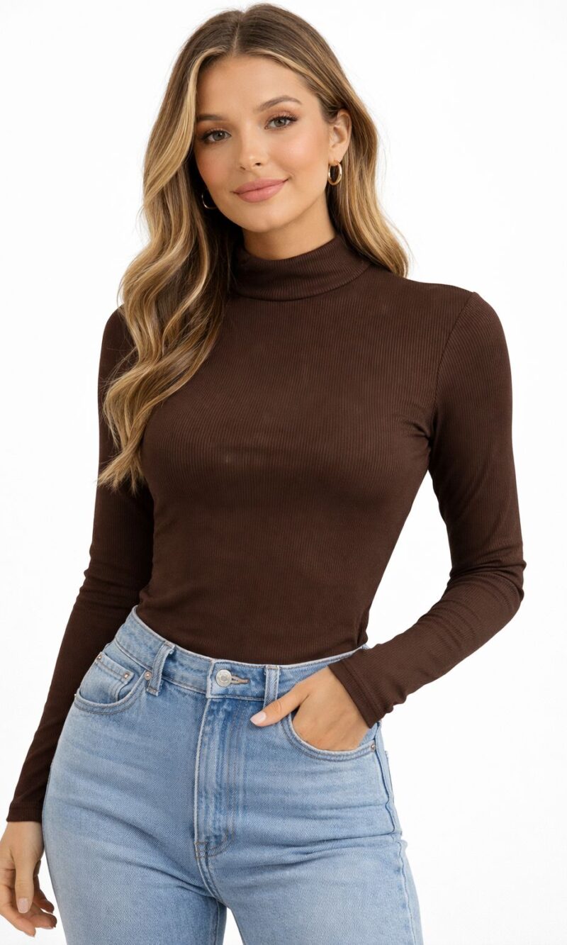 blusa peluciada liliane marrom 076