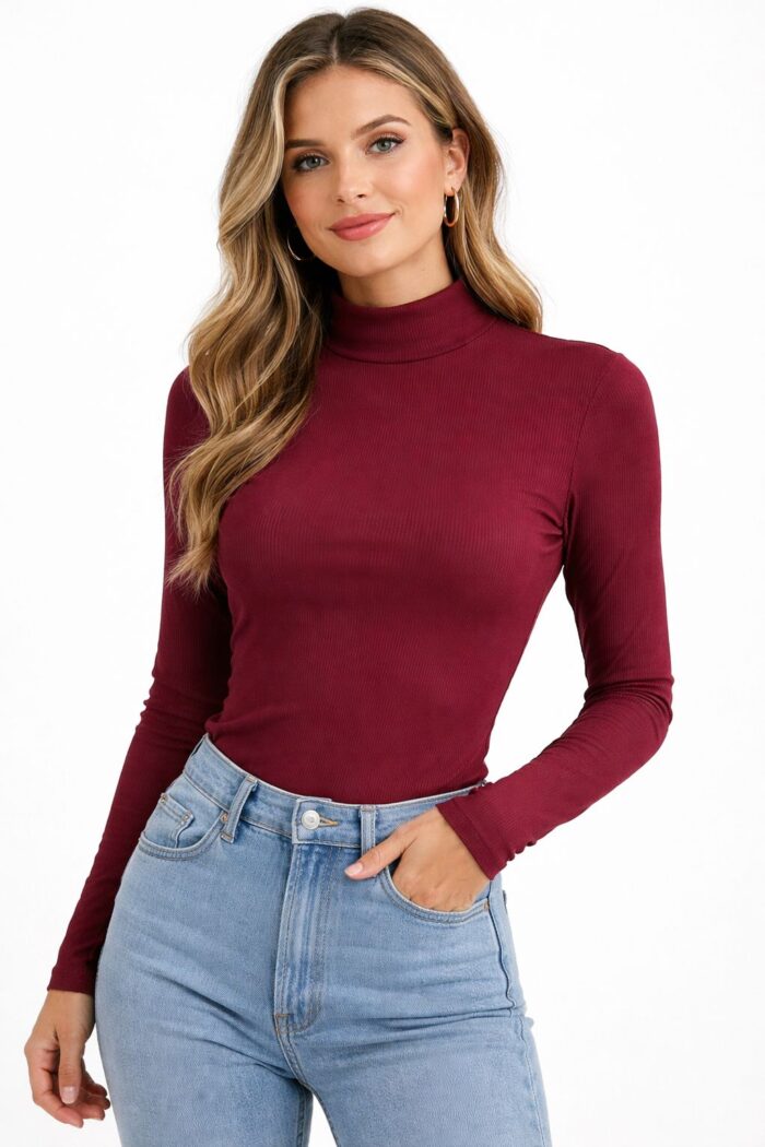 blusa peluciada liliane marsala 086