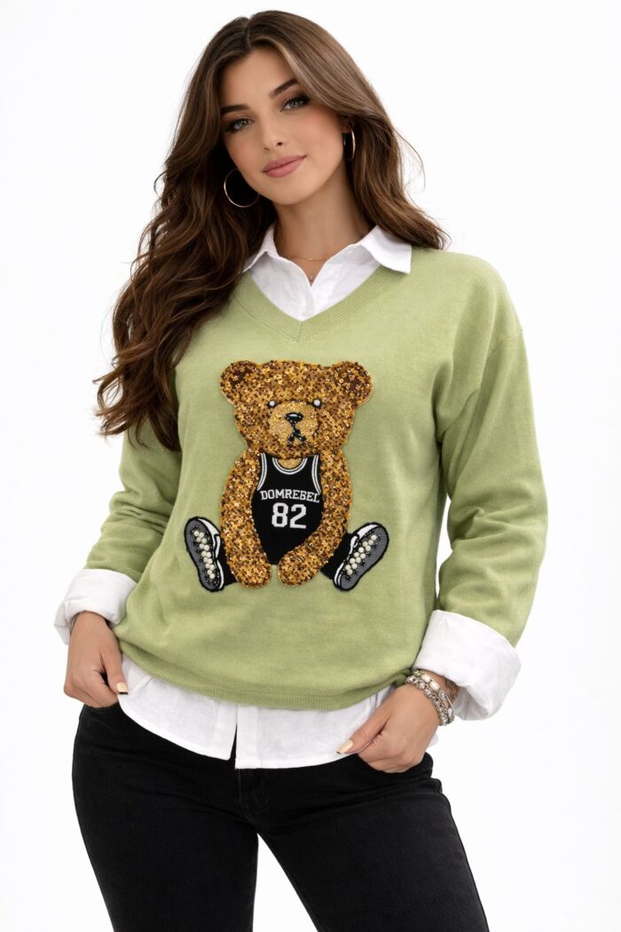 blusa tricõ fabi verde 025