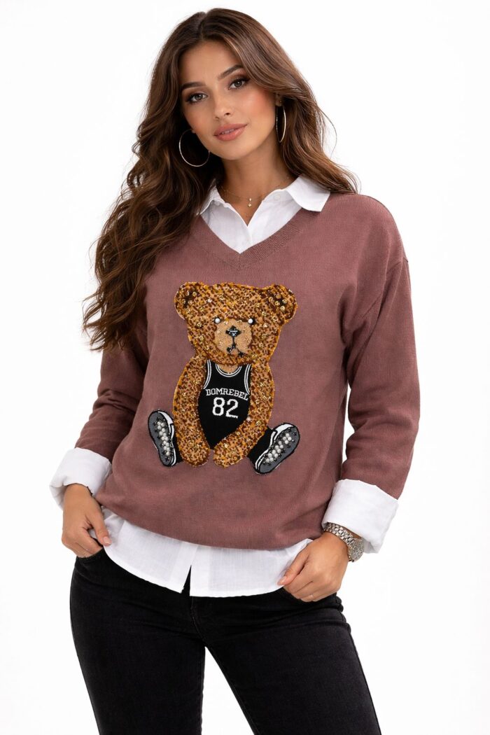 blusa tricõ fabi cappuccino 027