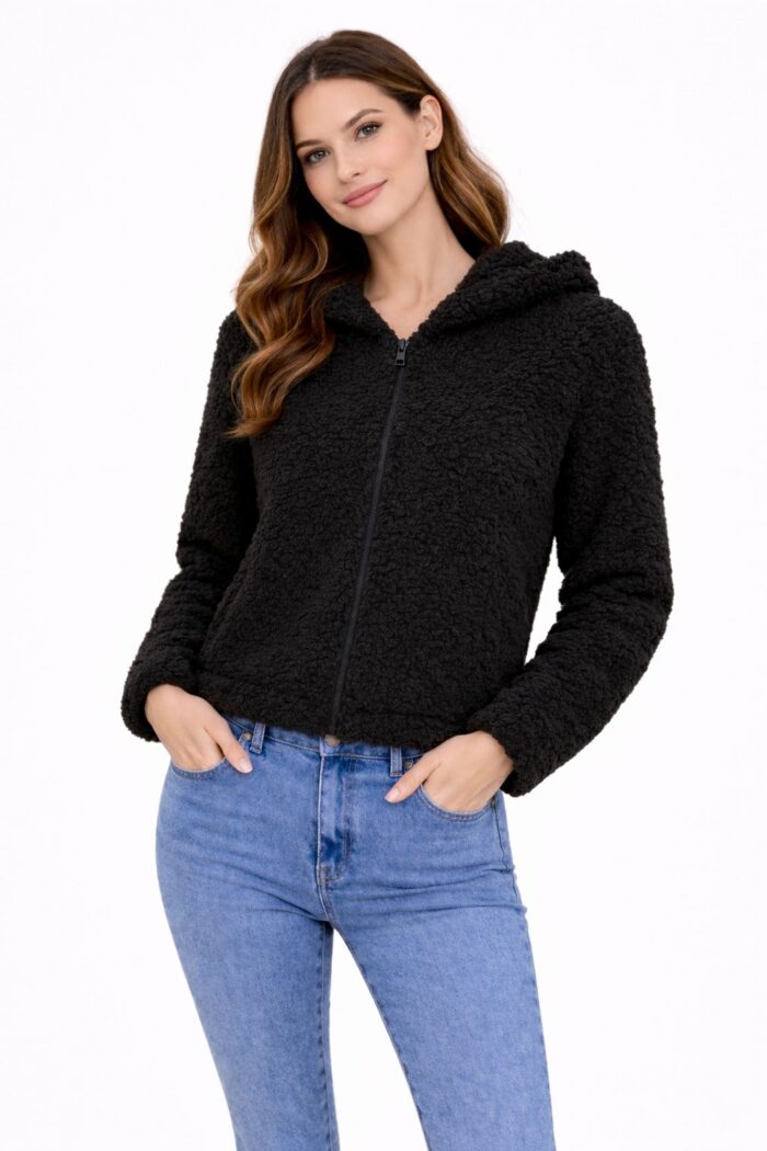 jaqueta teddy camila preto 088