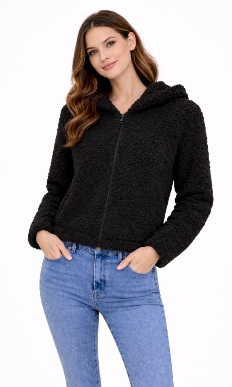 jaqueta teddy camila preto 088