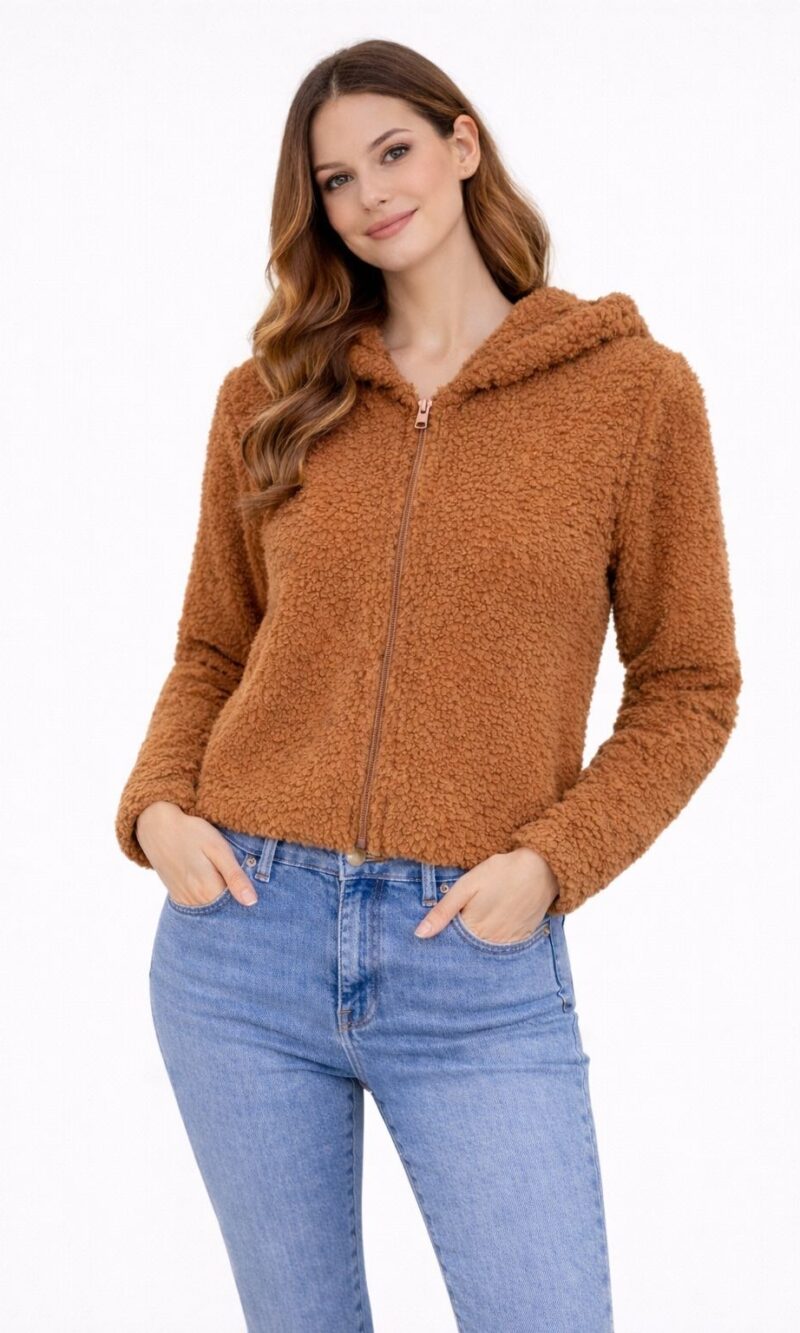 jaqueta teddy camila caramelo 089