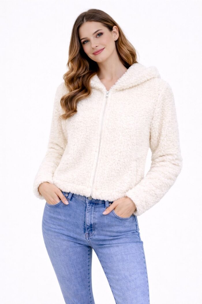 jaqueta teddy camila off white 087 jaqueta teddy camila off white 087