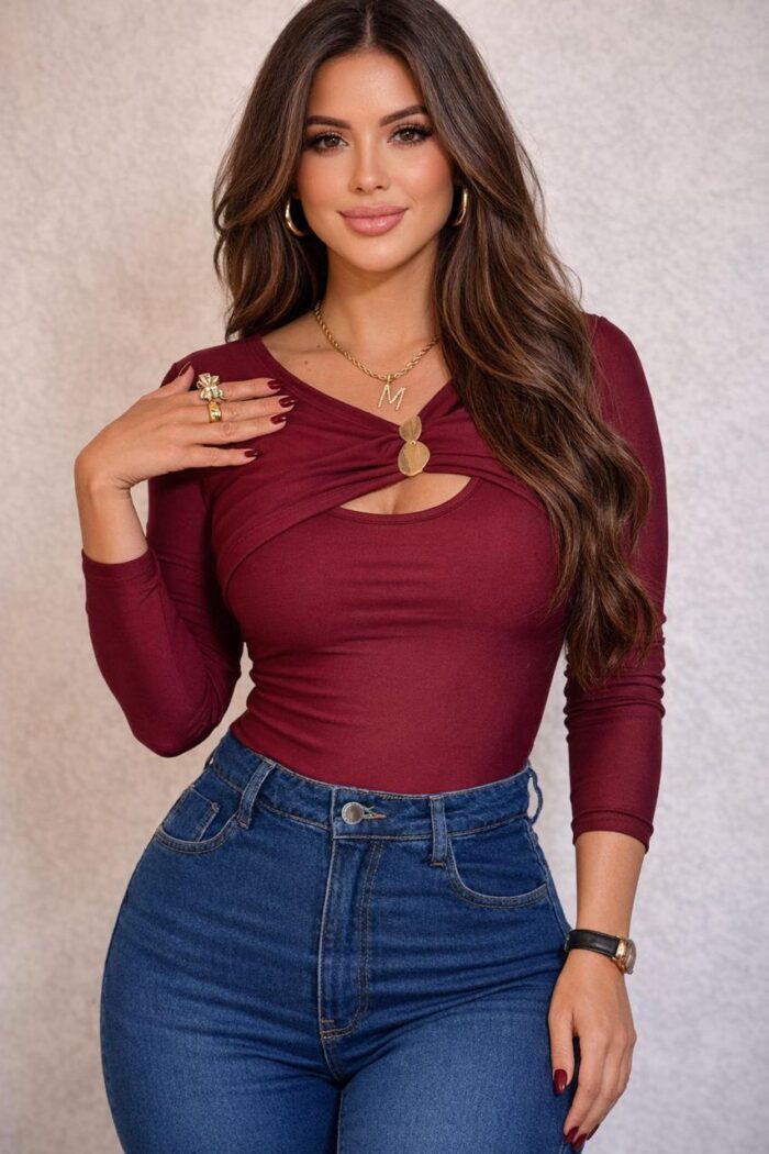 blusa analice marsala 096