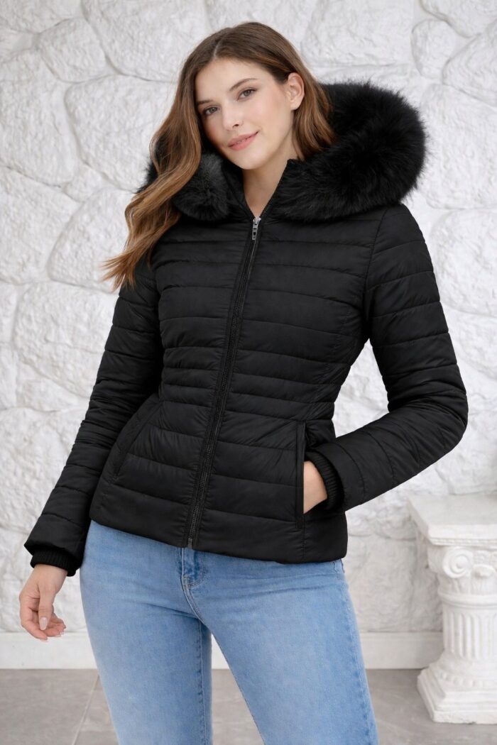 jaqueta nylon preta 041