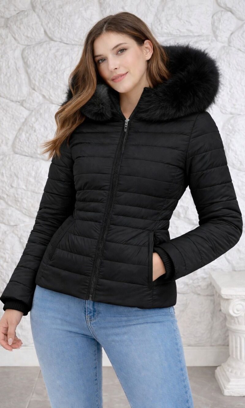 jaqueta nylon preta 041