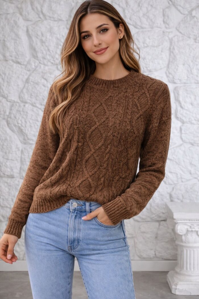 blusa mousse patty marrom 0135