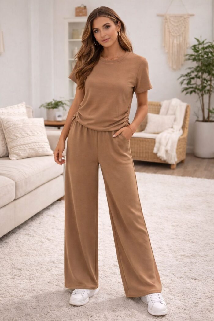 conjunto bela marrom 0167