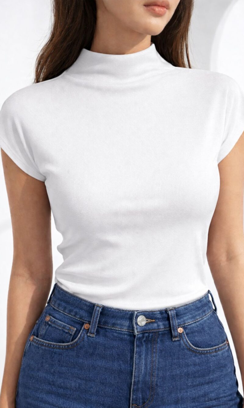 blusa canelada renata branca 0179