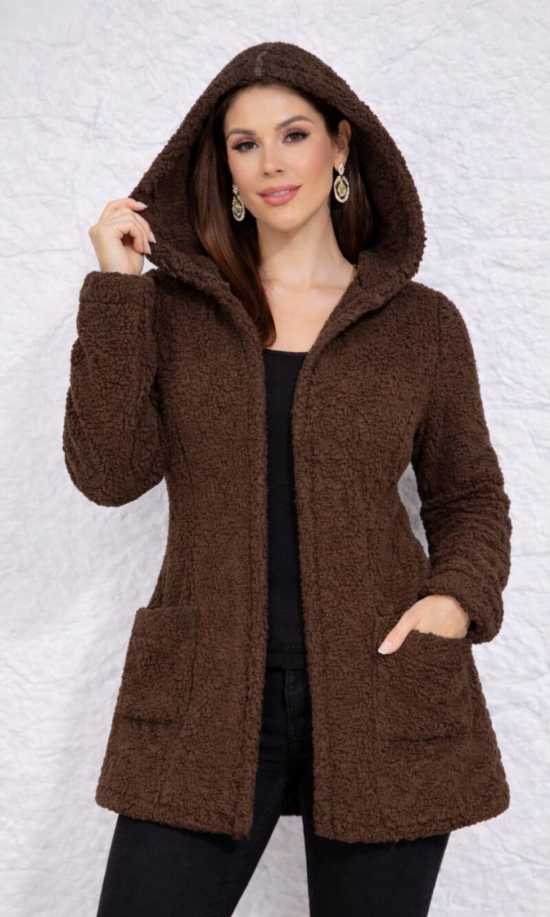 casaco teddy marrom livinia 0207