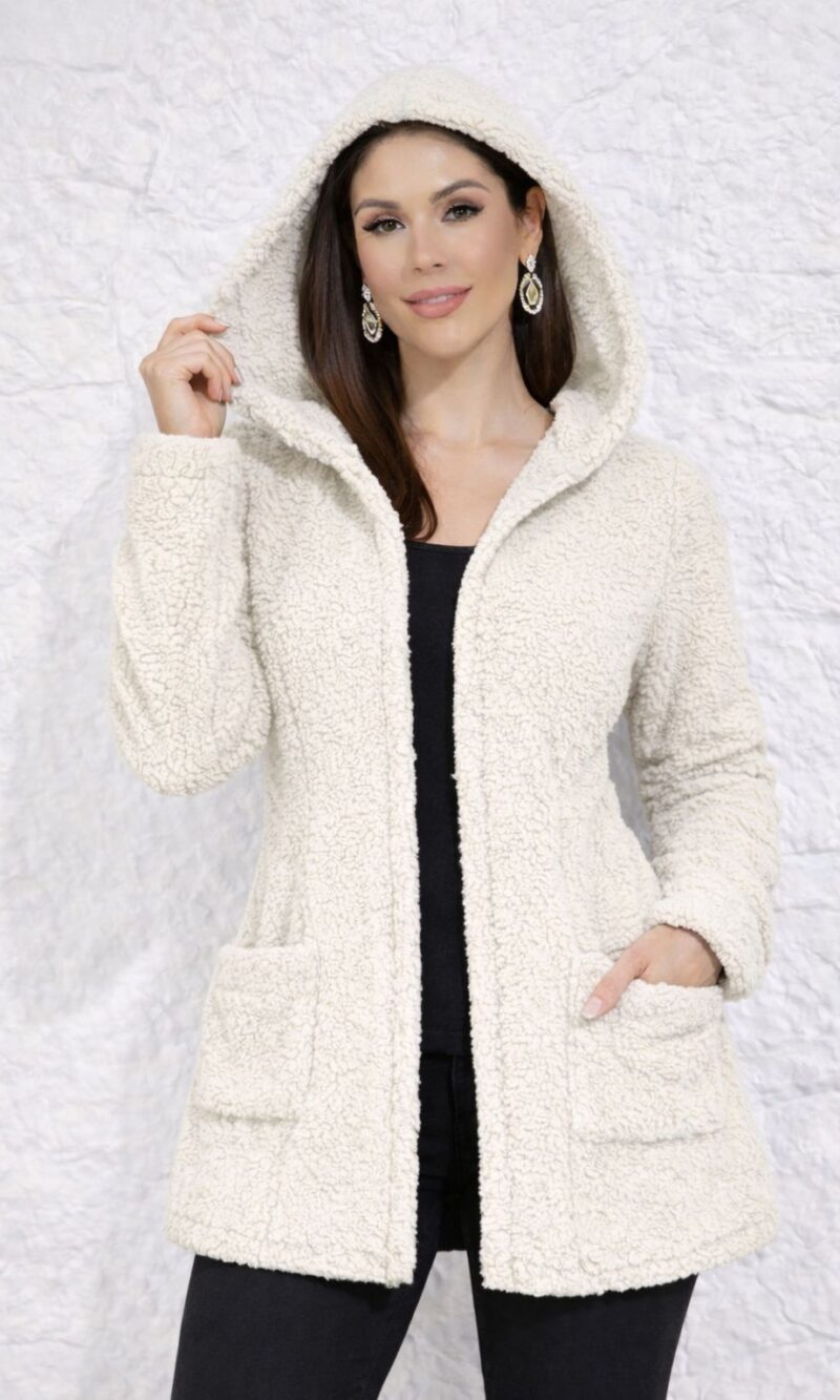 casaco teddy off white livinia 0208