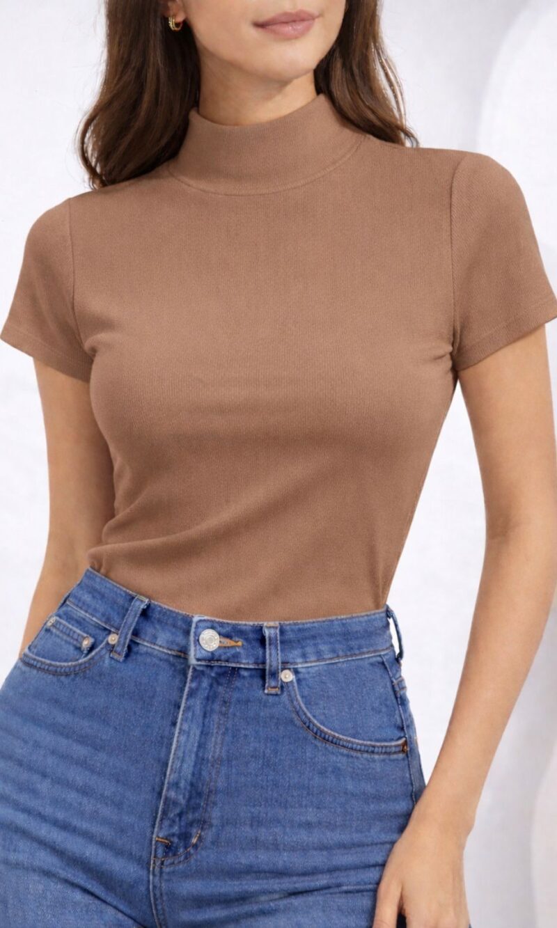 blusa canelada cappuccino nanda 0221