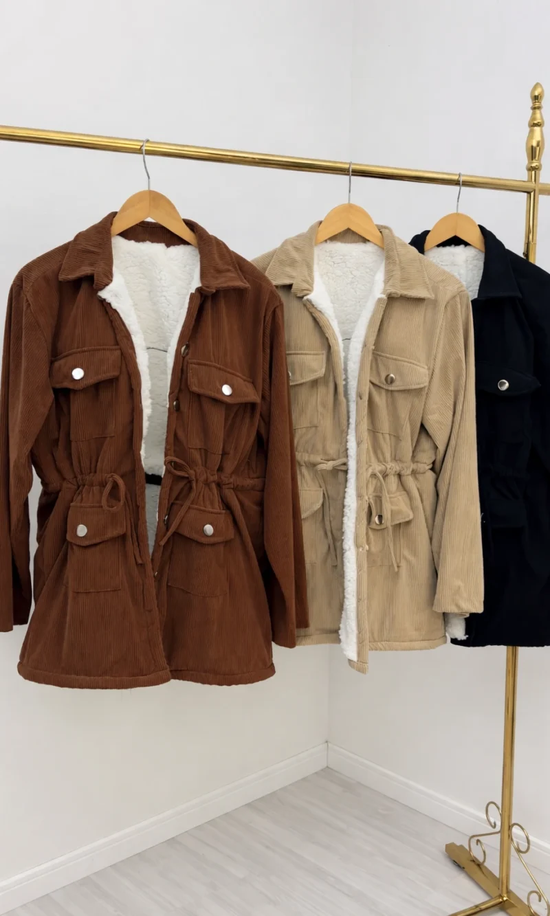 parka cotelê teddy hana 0222