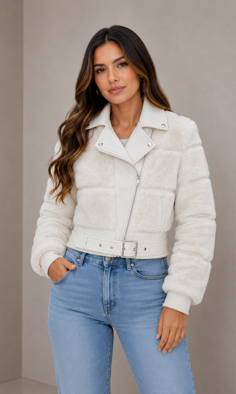 jaqueta cleice bege 0415