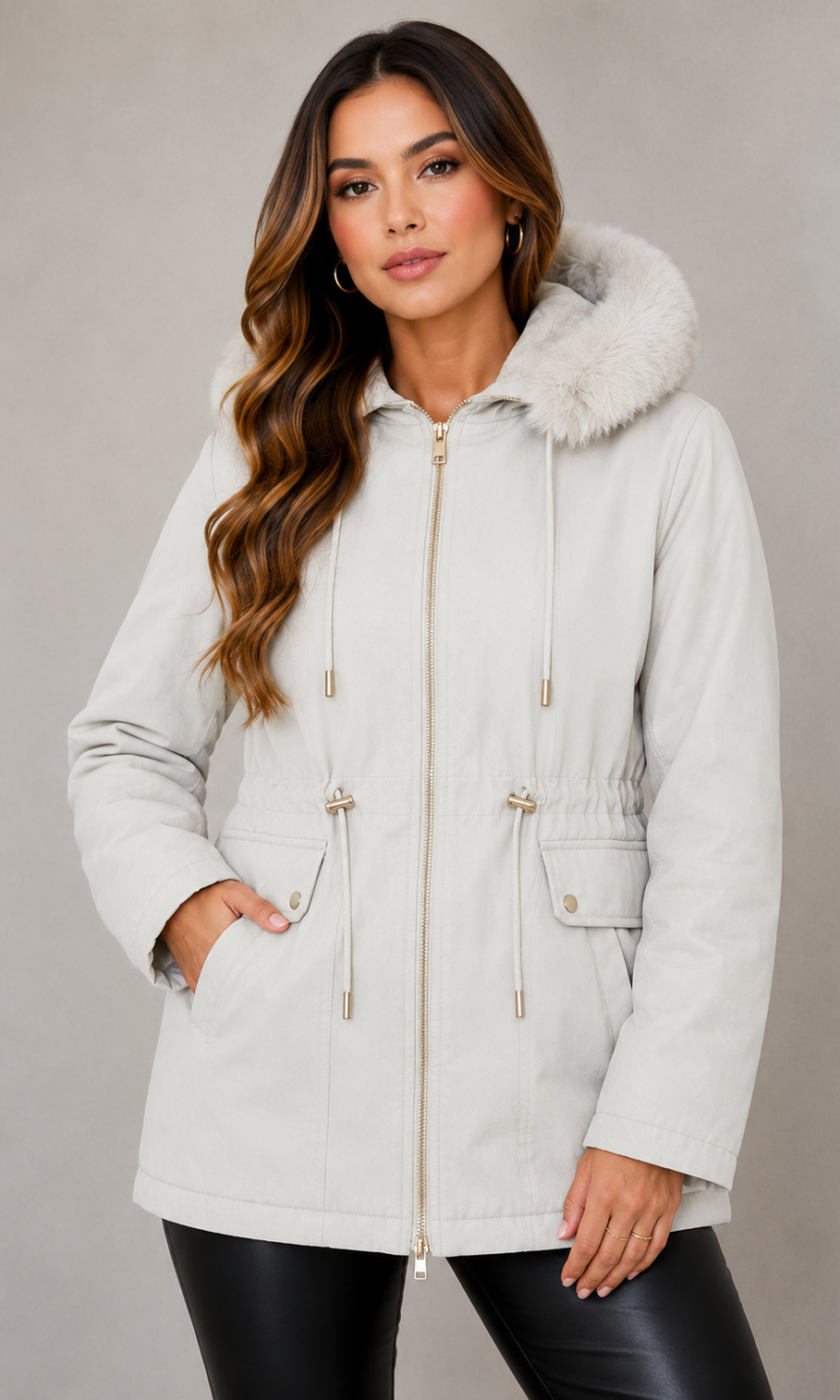 parka dupla face off white 0412