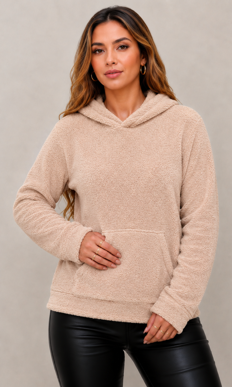 casaco plush nude 0429
