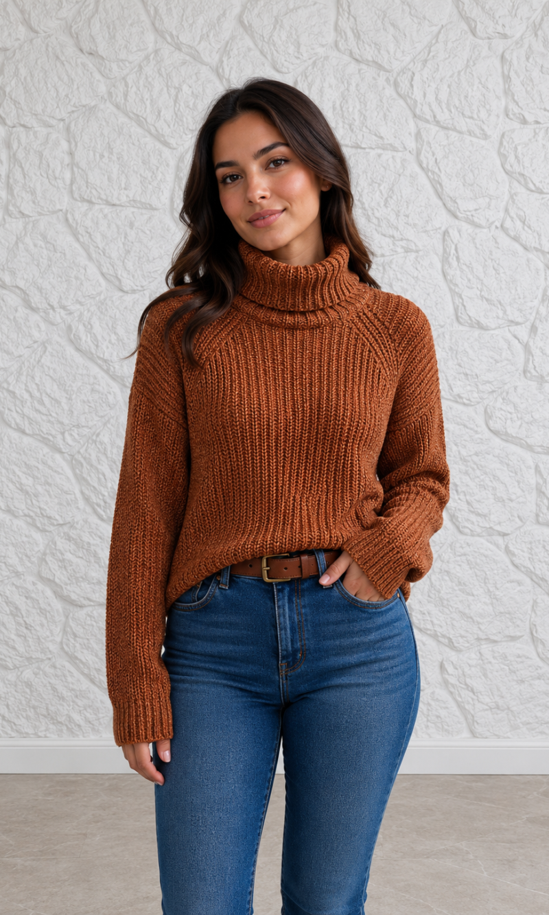 blusa mousse vanessa caramelo 0350