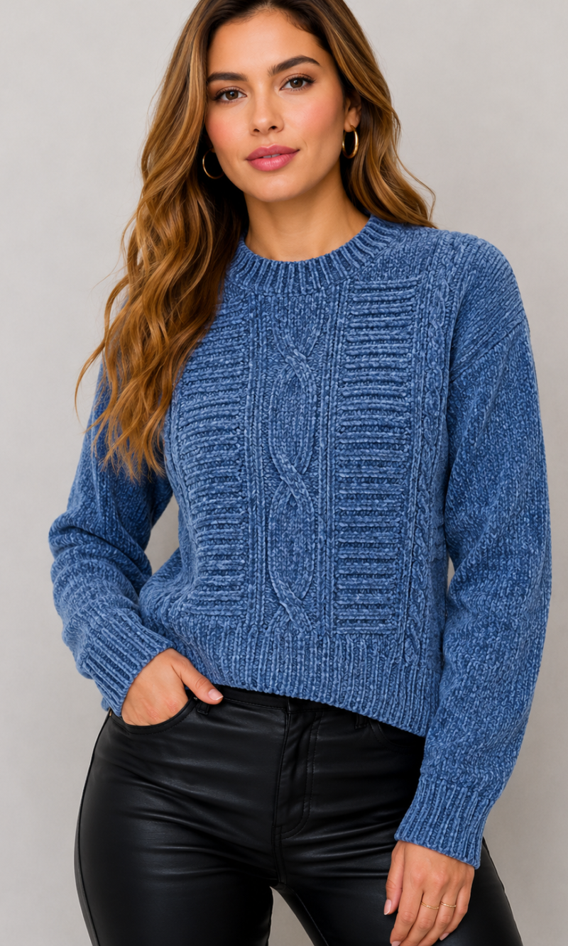 blusa mousse liandra azul 0455