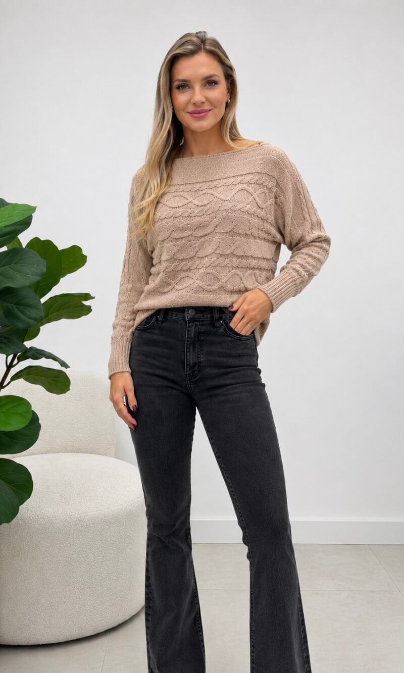 blusa mousse rebeca nude 0394