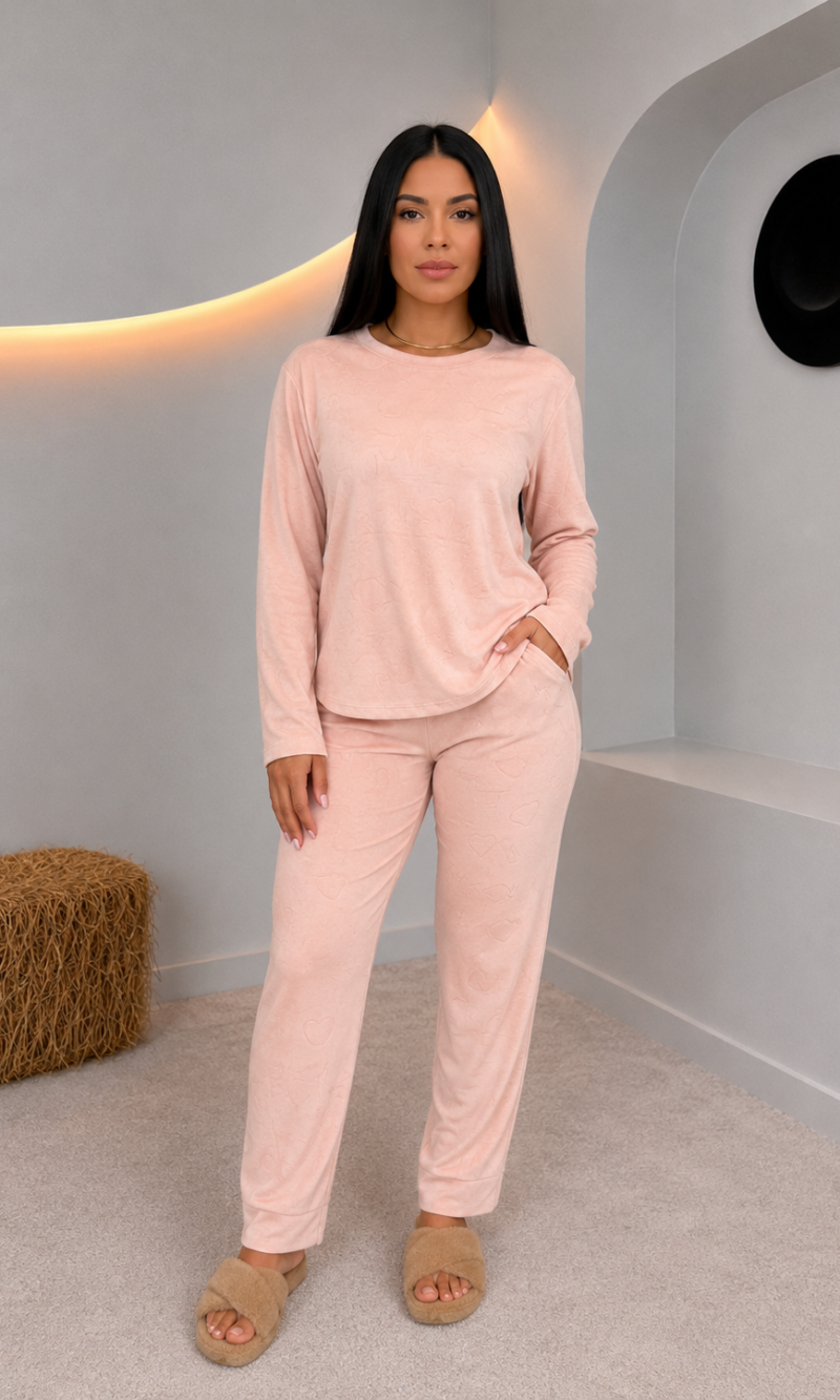 pijama plush sofia rosa 0365