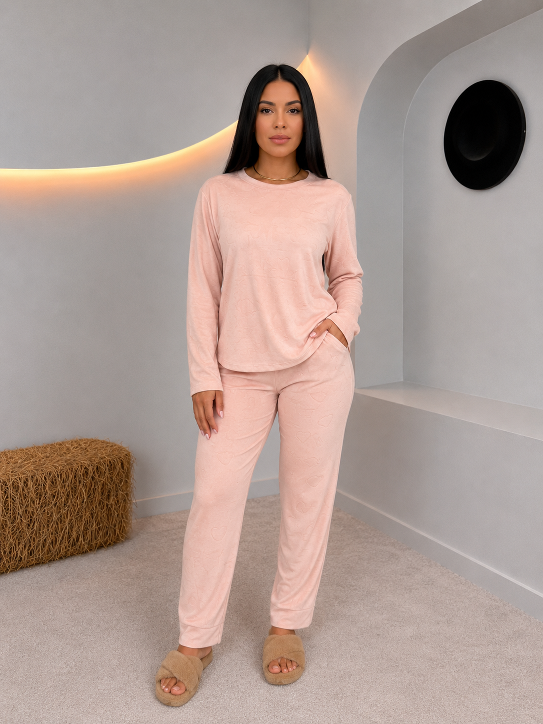 pijama plush sofia rosa 0365 pijama plush sofia rosa 0365