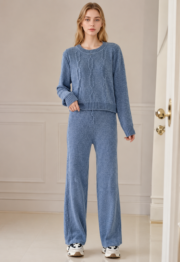 conjunto mousse carol azul 0540