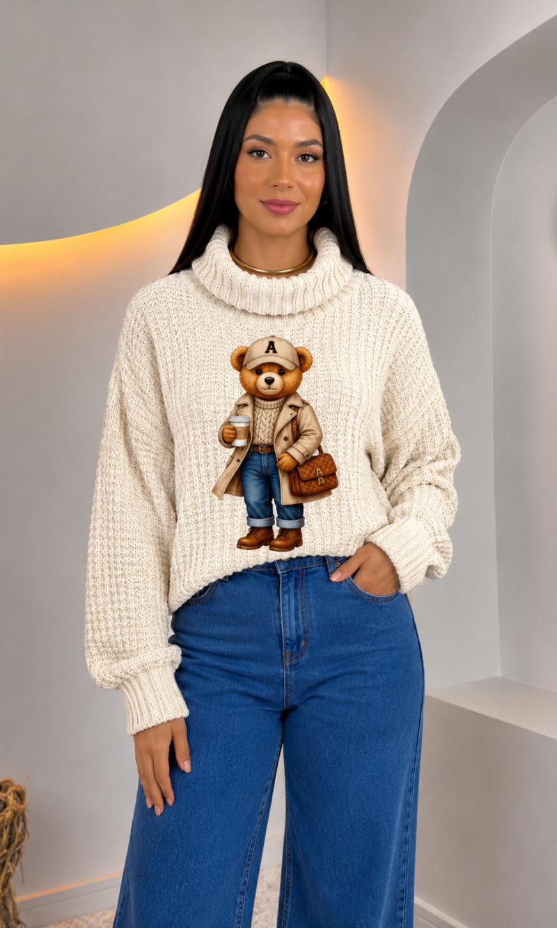 blusa mousse urso neusa off white 0513