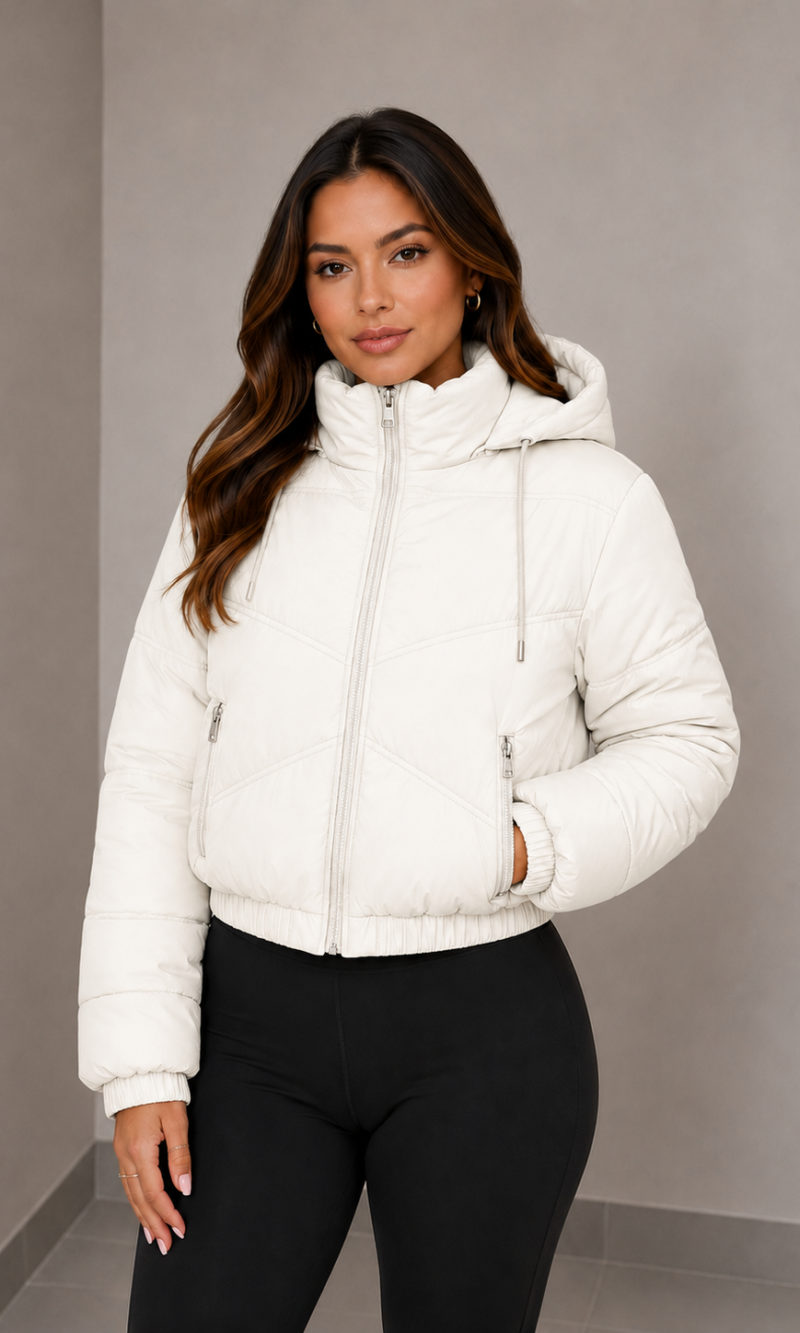 jaqueta puffer gislane branca 0570